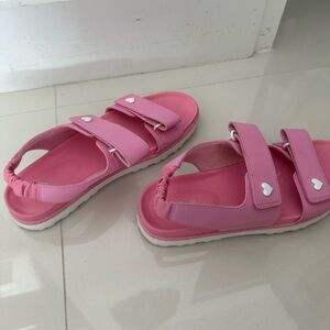 Pink Sandals from SCL for Target